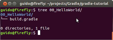 Definice Gradle projektu (projekt 00_HelloWorld)